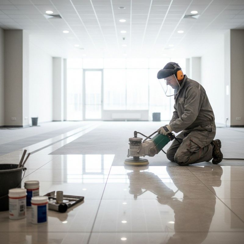 Local Concrete Floor Polishing pros at work